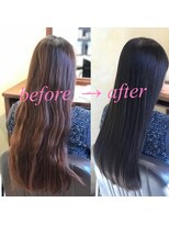 オハナ(ohana)&nbsp;【ohana 表参道】ケラチントリートメント×大人のベイクドカラー