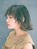 艶やかな質感×大人ウェーブボブ<銀座>