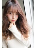 愛されナチュラルロングパーマヘア