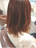 ピンクグラデーションロブ【Aman hiar吉祥寺】