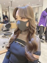 ジーナ 船橋(Zina)&nbsp;大人かわいい20代30代40代小顔ショコラベージュ１Zina船橋