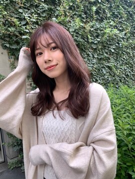 バズ ビー(BUZZ Bee) ピンクベージュ♪セミロングヘア