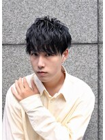 ノイセル 西本町(Noisyle)&nbsp;暗髪短髪刈り上げショートラウンドマッシュツーブロックショート