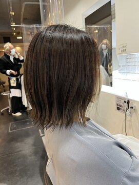 アルバサンス(albasanz) 10代/20代/30代/40代/50代/ブリーチなしべージュ外ハネボブ