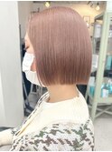ミルクティーベージュダブルカラーインナーカラーケアブリーチ