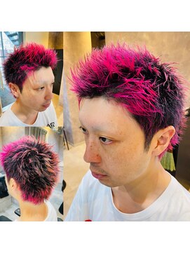 メグロバーバーショップロッポンギ 目黒六(MEGURO BARBER SHOP 6PPONGI) スパイキーショート