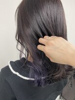 アオアクア バイ グルグル 小岩店(ao akua by GULGUL) パープルインナーカラー☆