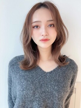 アグ ヘアー レシパ 星置店(Agu hair respa) 《Agu hair》柔らかミントアッシュ×レイヤーセミ