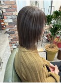 『京都 山科 ルーナ』グレージュハイライト 白髪ぼかし　草木