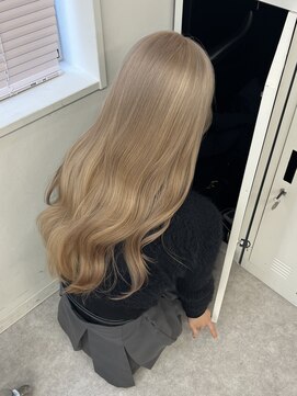 ペレ 渋谷(PELE) 切りっぱなしボブ/エアリーロング/美髪/ピンクブラウン/渋谷