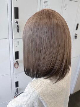 グランデュール 東静岡池田店(GRANDEUR) ミルクティーベージュダブルカラーケアブリーチインナーカラー