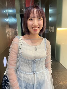 ガリカ 大名(Gallica) 【恒吉佐央理】ブリーチでつくる透明感たっぷりラベンダーカラー