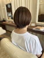ヘアデザインスペース イチエ(hair design space i chi e) 頭の丸みを美しく再現!ベージュカラーで涼やかおとなボブ