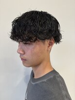 アッシュ 下丸子店(Ash) 波巻きスパイラルパーマ　波巻きパーマツーブロック