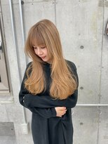 ネウィ 国分寺(newi)&nbsp;レイヤーロング×ミルクティーカラー　　艶髪/美髪