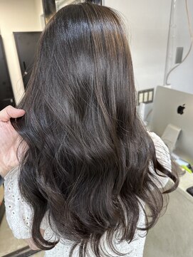 エトラ 渋谷店(etora) 艶髪 透け感 透明感◎ グレージュ オリーブグレージュ