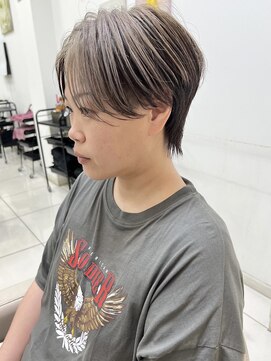 ヴィーヴォ 深江橋店(VIVO) 【 VIVO】ツーブロックセンターパート アンブレラカラー 深江橋