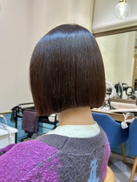ロンドアベニール 北千住(Lond avenir) メルティカラーフェミニンボブ似合わせカット髪質改善縮毛矯正