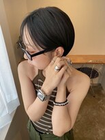 プール(POOL)&nbsp;丸みショート/マッシュショート/前髪あり/シースルーバング