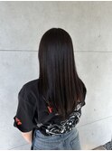 ナチュラルなレイヤーカット×ダークブラウン