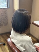 ヘアー キューブ フィール 都町店(hair cube feel)&nbsp;フェミニン外ハネボブ