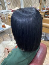 ルネッサンスヘアー ラファエロ(RAFFAELLO) ブルーブラック　艶カラー　ブリーチ毛　艶髪　イメージチェンジ