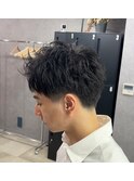 スパイキーショート、ピンパーマ、池袋