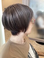 フランヘア 新宮店(Flan hair)&nbsp;お洒落な白髪ぼかしハイライトカラー