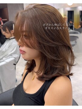 シティ(CITY) かきあげ前髪 レイヤーカット