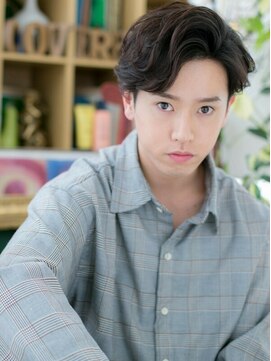 カバーヘア ブリス 上尾西口店(COVER HAIR bliss) ■ニュアンスウェーブツーブロックショート103上尾20代30代40代