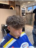 MEN’S HAIR/波巻ツイストスパイラル/フェザーパーマ/眉毛/渋谷