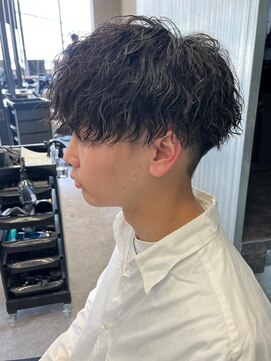 エルマーク 大宮(L-MARK) 波巻きスパイラル/men's/ツイストスパイラル/メンズパーマ/学割