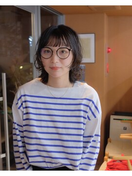 ソレイユ(Soleil) ボブウルフ/ウルフレイヤー/顔まわりレイヤーパーマウルフ【松本