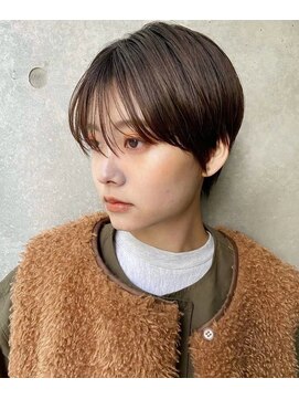 ロンド 銀座(Lond) ☆【春日】オリーブグレー/ショート/顔周りレイヤー/髪質改善45