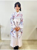 小学生袴着付け