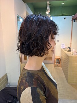 シロ(ciLo) ボブ×パーマ