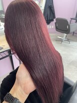 アヴァンス 難波店(AVANCE.)&nbsp;派手になりすぎない深みあるボルドーカラー