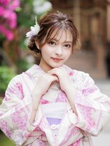 シャルメ 三宮店(CHARMER)&nbsp;浴衣にオススメなルーズサイドシニヨン！