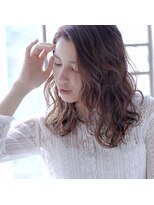 ヘアーアンドメイク シーク 八王子(HAIR&MAKE SeeK) セミウェットスタイリング×グレージュ