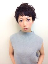 レンジシキチジョウジ (RENJISHI KICHIJOJI)&nbsp;外ハネ黒髪ベリーショート【RENJISHI KICHIJOJI】