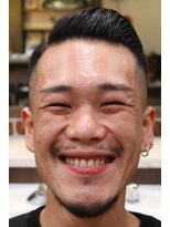 アクセプトザワールドバーバー(Accept the world barber) パートスタイル×フェード