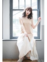 カリン 横浜店(carin) 【carin横浜】暗めカラー/大人ガーリー/鎖骨ミディアム/艶カラー