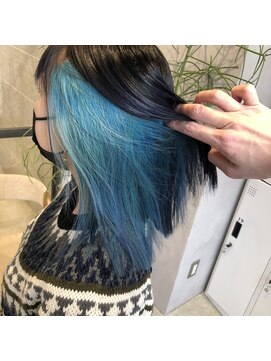 エイト ヘアサロン 渋谷本店(EIGHT) インナー×ブルーカラー