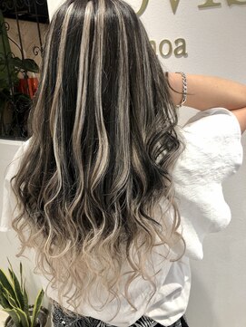 ラビス 浦和(Lovis) デザインカラー/レイヤーカット/ウェットヘア/夏のヘアアレンジ