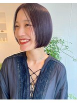 スロウ 代官山(Sraw) 大人ボブ/パープルカラー