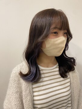 シェノン 武庫之荘(CHAINON) グレージュカラー/ボブウルフ/黒髪/ココアベージュ