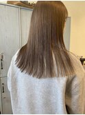 ミルクティーグレージュ【@hair_mazda】