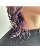 美容室 アイディー i-dee インナーパープル