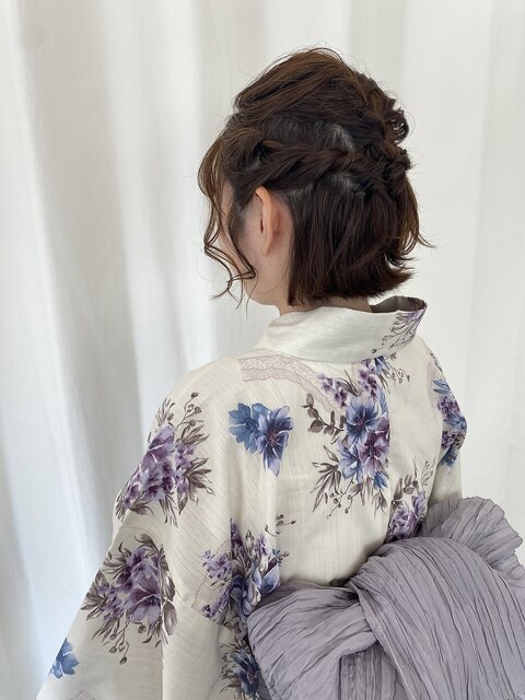 ボブ×ヘアアレンジ