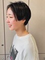 ラ・ミュール La.Mur&nbsp;骨格補正カットで顔周りの似合わせをしていきます。